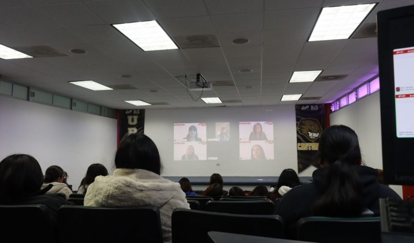 Estudiantes participan en el panel virtual Inspira Met